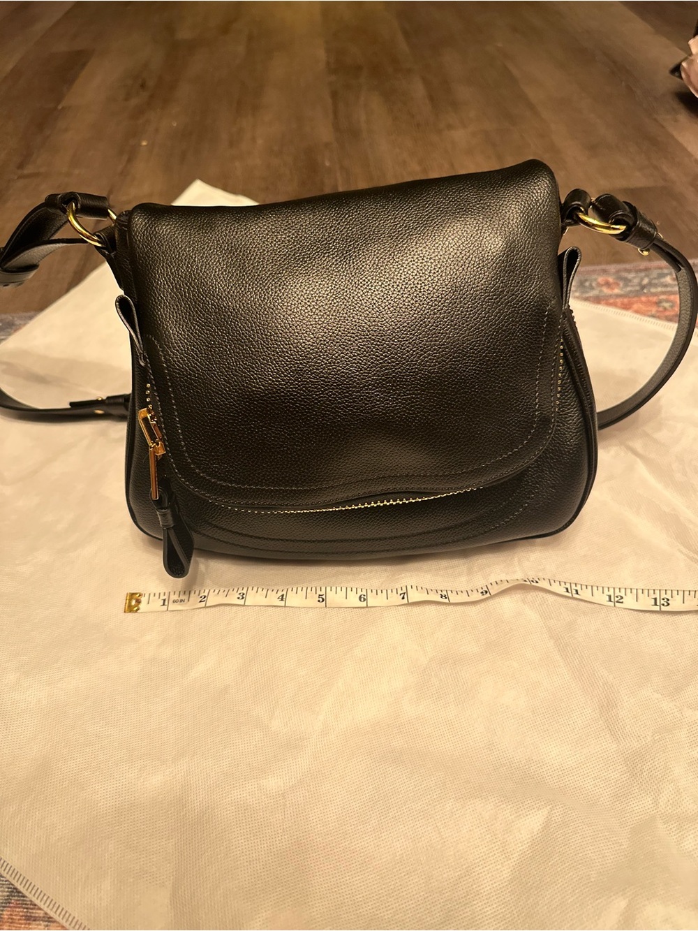 Tom Ford Black Medium Jennifer Bag - Picture 8 of 16